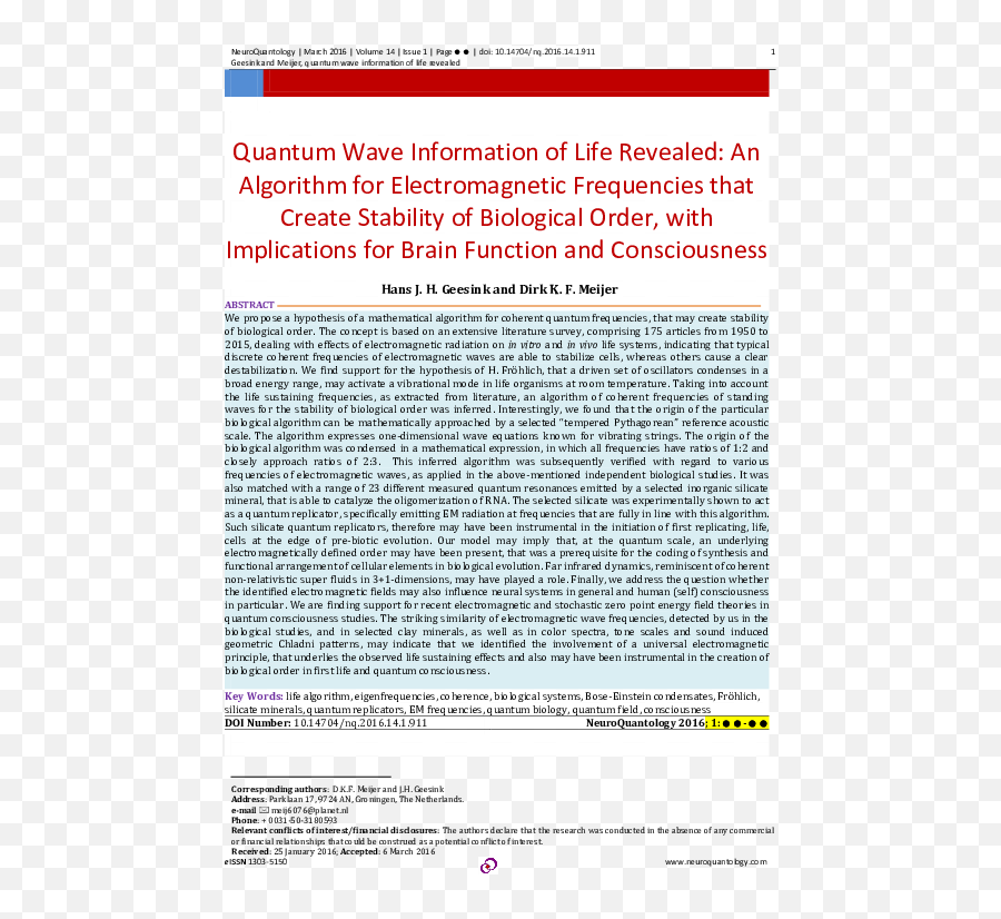 Quantum Wave Information Of Life - Document Emoji,Vibrational Frequency Of Emotions Hawkins