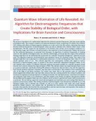 Quantum Wave Information Of Life - Document Emoji,Vibrational Frequency Of Emotions Hawkins