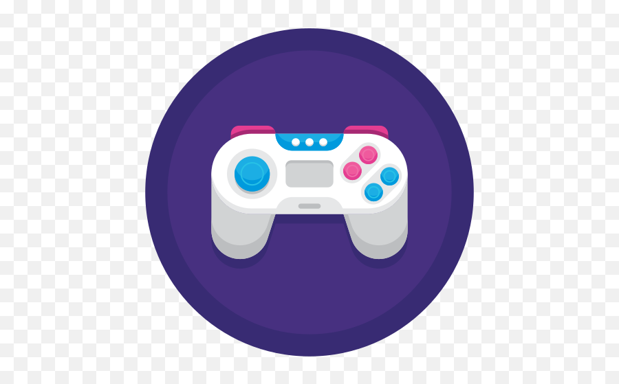 Game Controller - Girly Emoji,Game Controller Emoji Purple