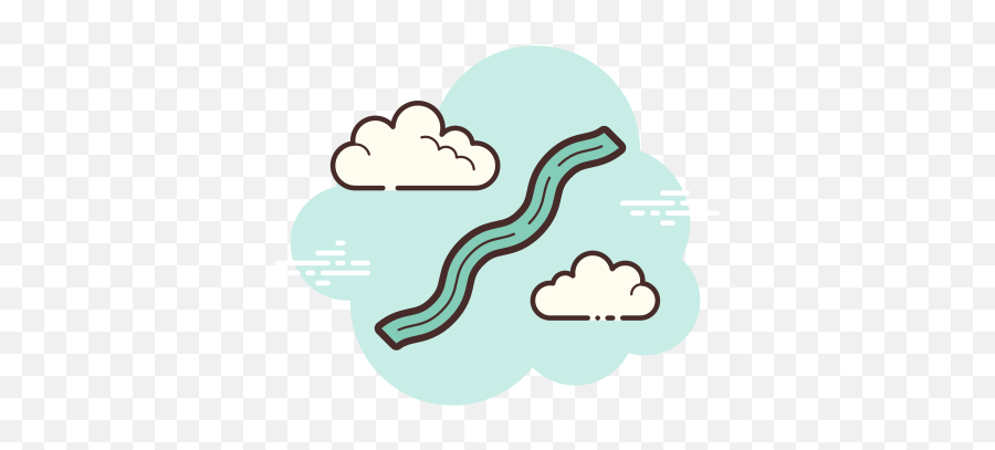 Squiggly Line Icon In Cloud Style - Roblox Logo Aesthetic Emoji,Clouds In Emojis For Desktop