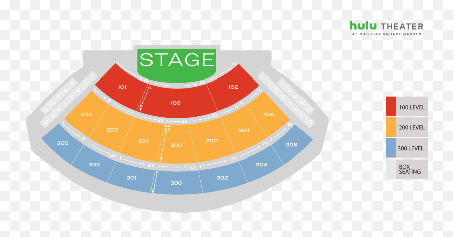 Download Hulu Theater Seating Concerts - Hulu Theater Madison Square Garden Seating Chart Emoji,Hulu Emoji