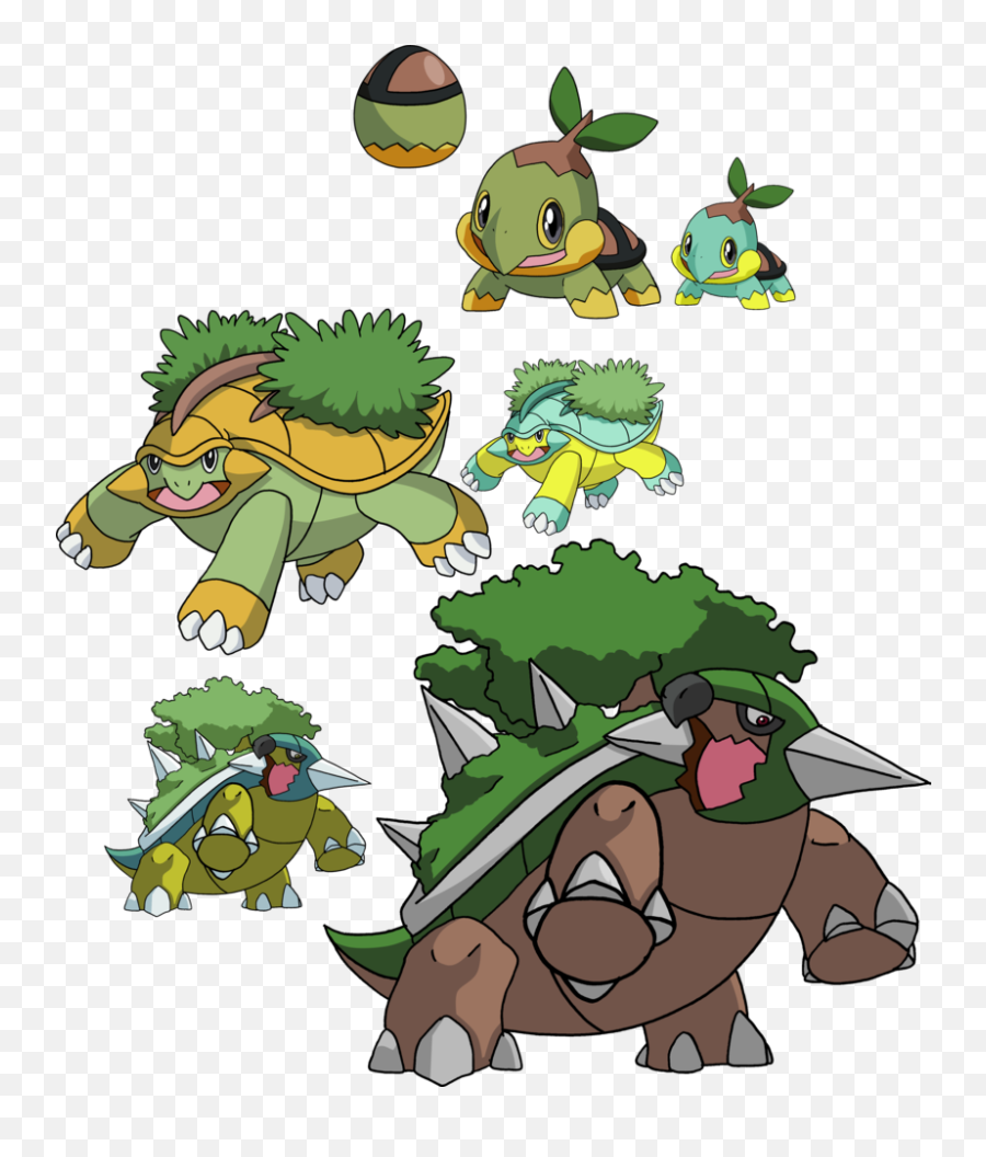 Turtwig Pokemon Free Image Download - Pokemon Platinum Starters Emoji,Pokemon Emotion Composer