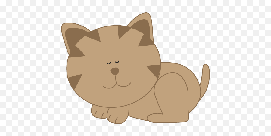 Free Cat Napping Cliparts Download - Cat Sleeping Clip Art Emoji,Sleepy Cat Emoticon