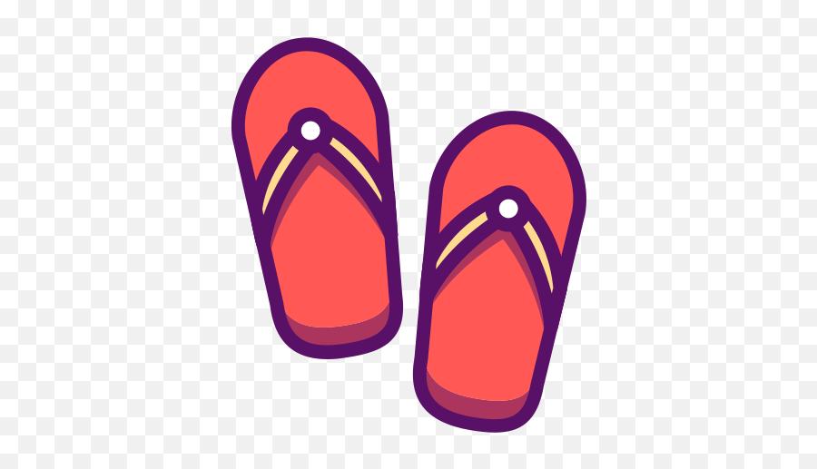 Shoes Flip Flops Free Icon Of Summer - Flip Flops Icon Png Emoji,Free Flip Flop Emoticons