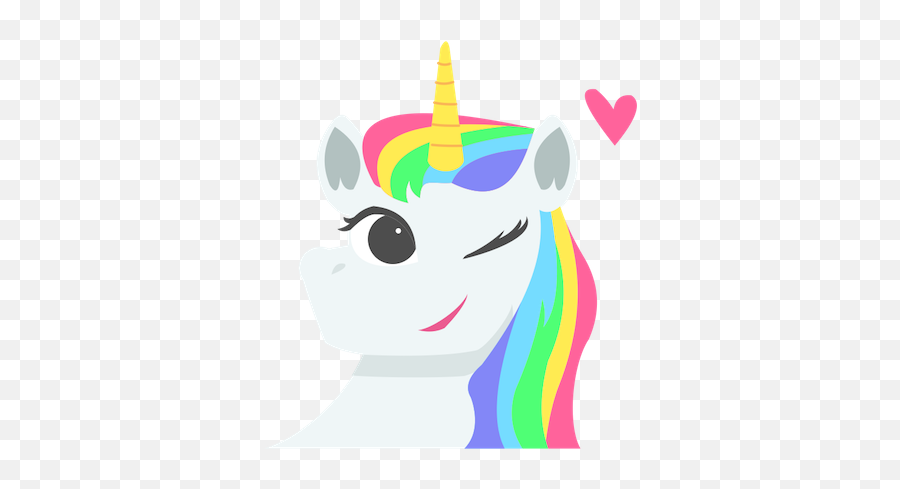 Unicorn Stickers Pack By Hype Management Llc Emoji,Funny Unicorn Emoji