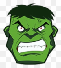 Green Hulk Emoji,Green Sad Emoticon