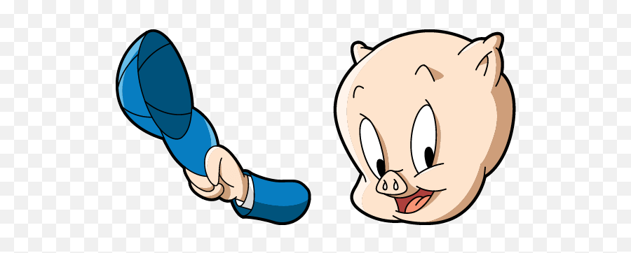 Looney Tunes Porky Pig Cursor - Sweezy Custom Cursors Emoji,Taz Emojis