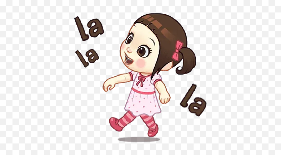 Neneng Gresek Sticker Pack - Stickers Cloud Emoji,Child With Pigtails Emoji