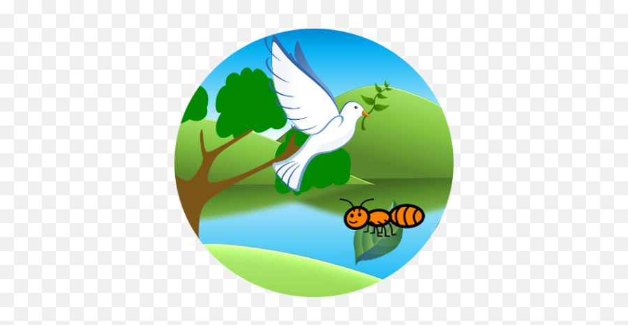 The Ant And The Dove An Interesting Moral Story Helping Emoji,Grasshopper Emojis