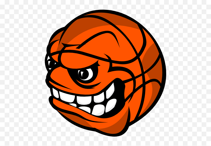 Basketbal With Angry Face Sticker Emoji,Angry Emoji Pixel