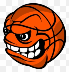 Basketbal With Angry Face Sticker Emoji,Angry Emoji Pixel