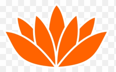 Orange Lotus Flower Picture Clip Art At Clkercom - Vector Emoji,Facebook Flower Emoticons Code