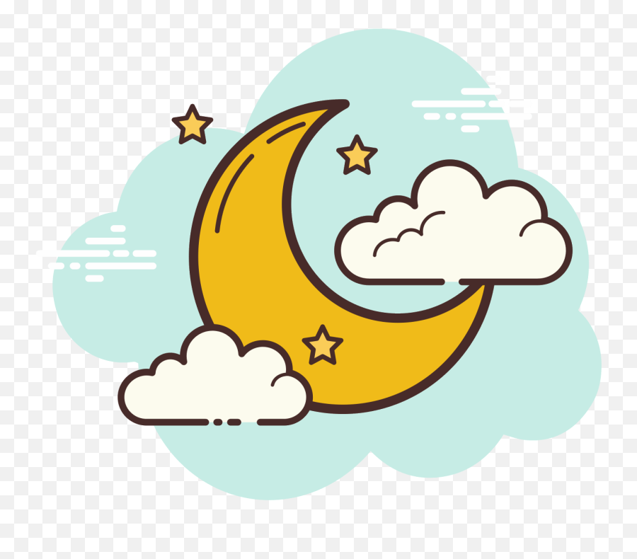 Download Itu0027s A Logo Of A Fat Crescent Moon With Its Upper Emoji,Cresccent Moon Emoji