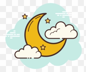 Download Itu0027s A Logo Of A Fat Crescent Moon With Its Upper Emoji,Cresccent Moon Emoji