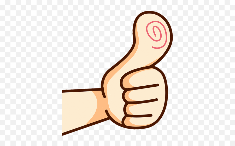 Like Thumbs Up Cartoon Drawing Hand Gif Animation Png Emoji,Email Emoji 