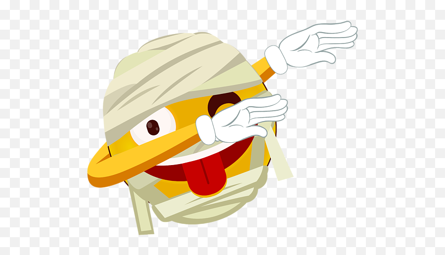 Funny Dabbing Mummy Emoticon Weekender - Fictional Character Emoji,Dabbing Emoticon