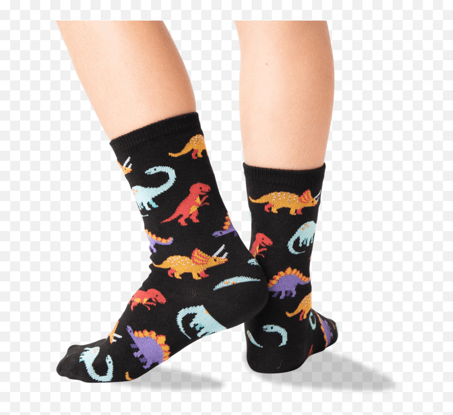 Kids Dinosaur Crew Socks - For Teen Emoji,Emoji Soccer Socks