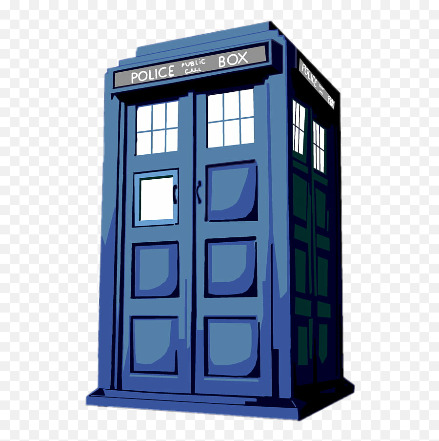 Tardis Sticker - Dr Who Tardis Vector Emoji,Tardis Emoji