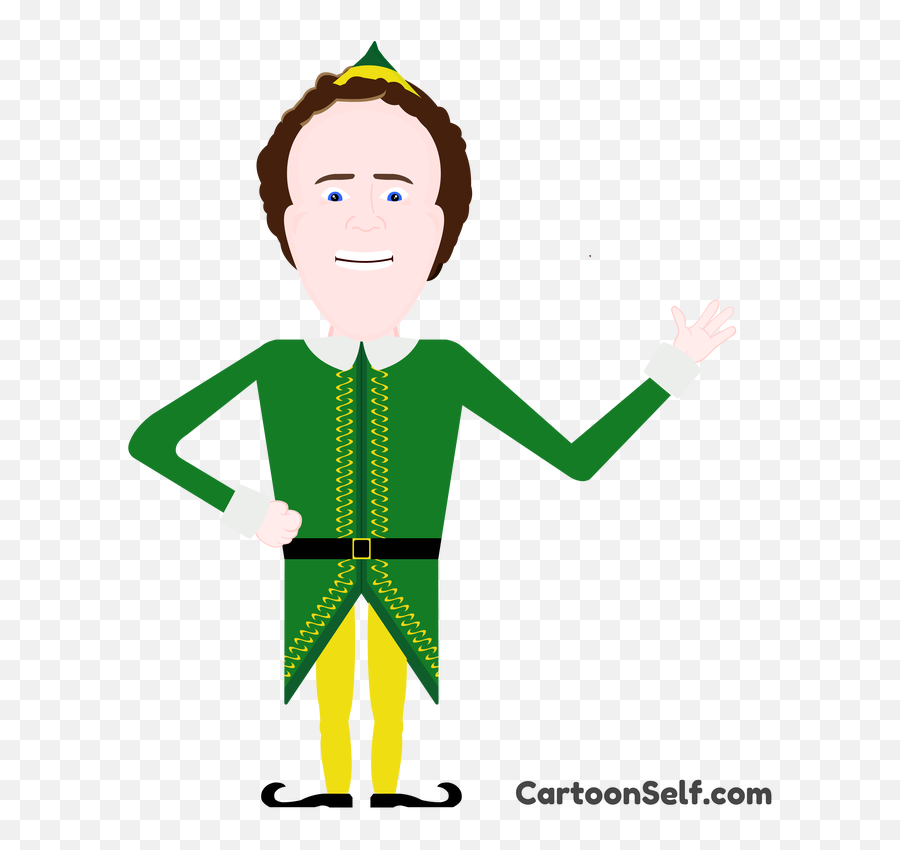Buddy The Elf Png - Elf Will Ferrell Cartoon Emoji,Elf On The Shelf Emoji