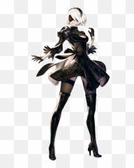Fraction - Character Nier Automata 2b Emoji,Nier Automata Emoji