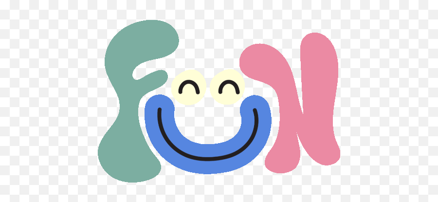 Fun Smiley Face Between Fun In Green Blue And Pink Bubble Letters Gif - Fun Smileyfacebetweenfuningreenblueandpinkbubbleletters Happy Discover U0026 Share Gifs Happy Emoji,Smiley Faces Emoticons Text