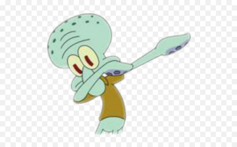 Report Abuse - Squidward Dab Usepng Emoji,How To Draw A Dab Emoji