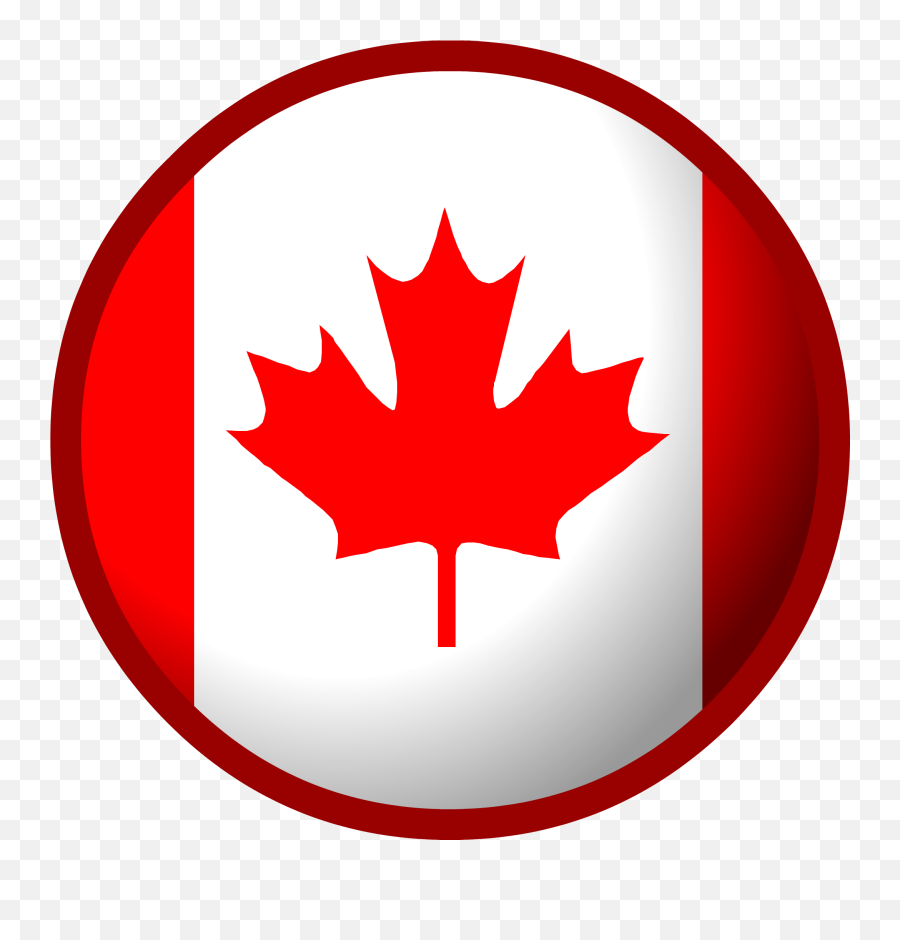 Canada Flag Circle Png Clipart - Canada Flag In Circle Emoji,French Flag Emoji
