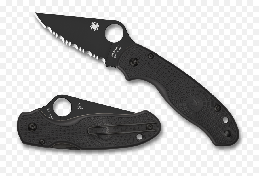 Para 3 Lightweight Black Blade - Spyderco Inc Spyderco Para 3 Emoji,Blade & Soul Emojis