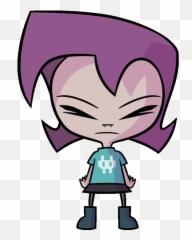 Gaz Membrane - Gaz Invader Zim Emoji,Invader Zim Inside Out Emotions Crossover