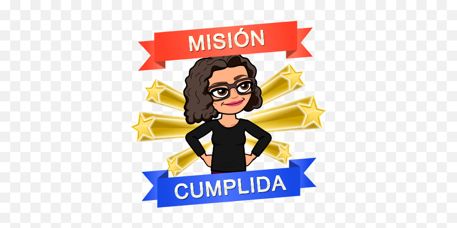 Sra - Mission Accomplished Bitmoji Emoji,Spanish Emotions Tprs