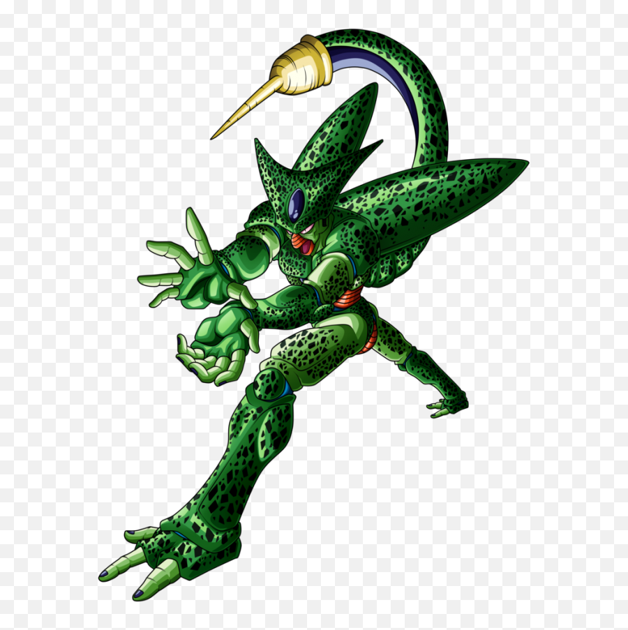 Dragon Ball Z Cell Kamehameha Clipart - Dragon Ball Z Cell Forms Png Emoji,Kamehameha Emojis