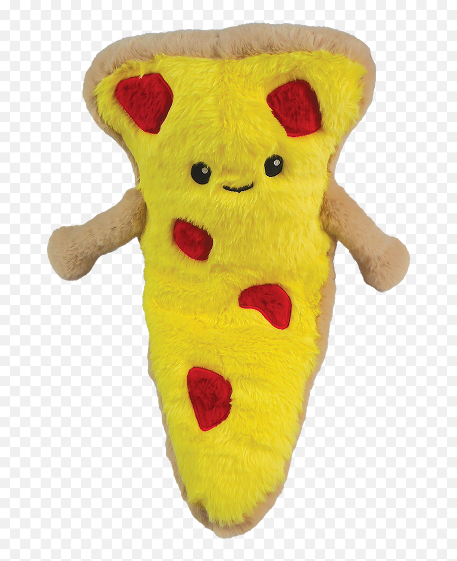 Peppy Pizza Furry Pillow - Soft Emoji,Emoticon Character Plush Accent Pillow