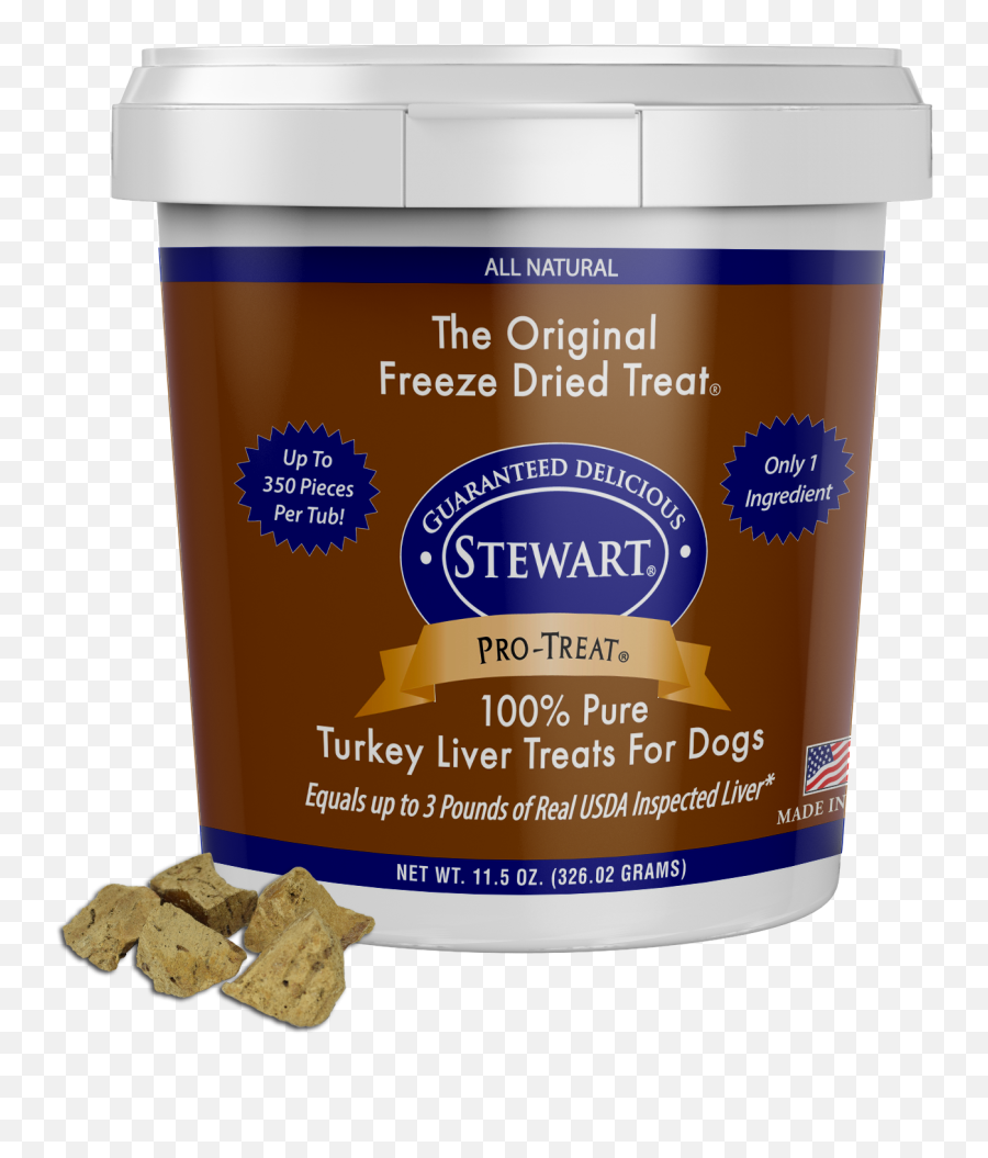 Stewart Pro - Treat Freeze Dried Turkey Liver 115 Oz Tub Walmartcom Lid Emoji,Brown Emoticon That Looks Like A Nut