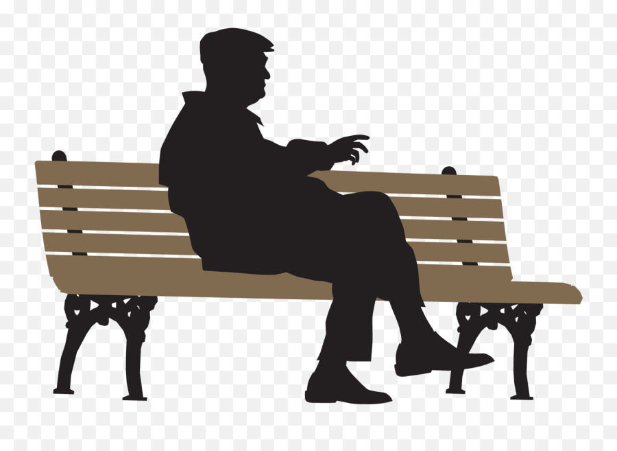 Free Transparent Sitting Png Download - Man Sitting On Bench Clipart Emoji,Emoji Man And Piano