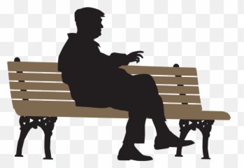 Free Transparent Sitting Png Download - Man Sitting On Bench Clipart Emoji,Emoji Man And Piano