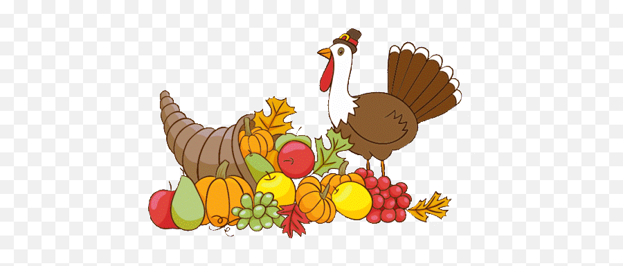 Thanksgiving To God2020 - Thanksgiving Cornucopia And Turkey Emoji,Thanksgiving Animated Emotions