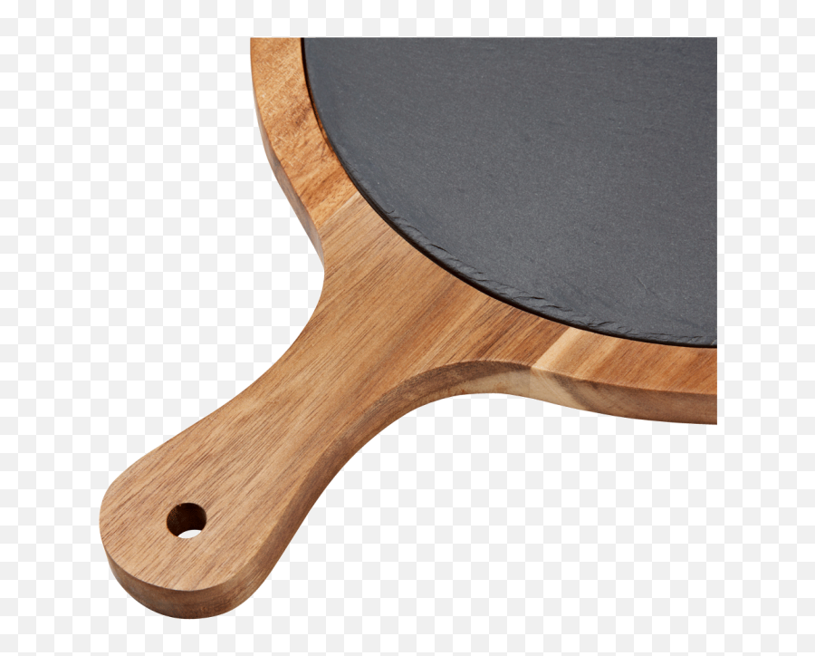 Round Slate Acacia Wood Cutting Board - Solid Emoji,Emojis In Racket