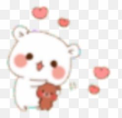 Cute Soft Kawaii Uwu Bear White Sticker By Pluiebts - Dot Emoji,Monkey Emoji Shirt