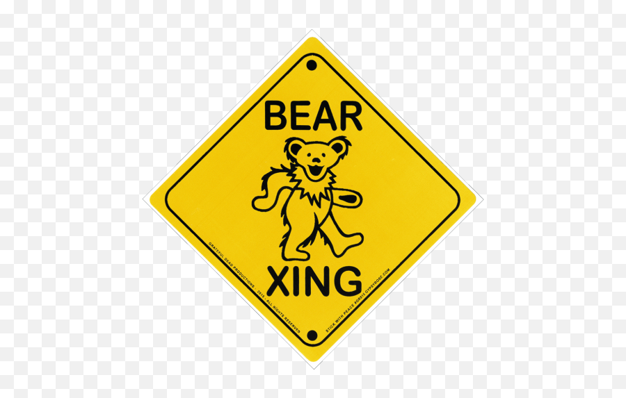 Band Stickers - Grateful Dead Bear Emoji,Dancing Bear Grateful Dead Emoticon
