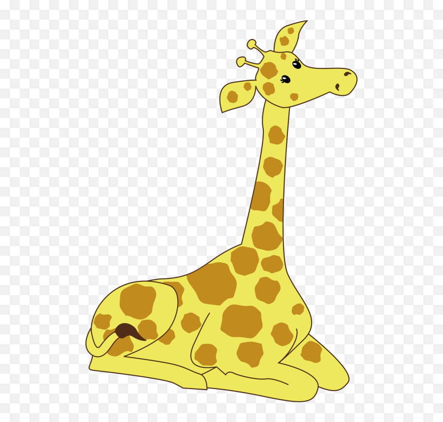 Blue Giraffe No Spots Png Svg Clip Art For Web - Download Giraffe Clipart Emoji,Artichoke Elite Emoji