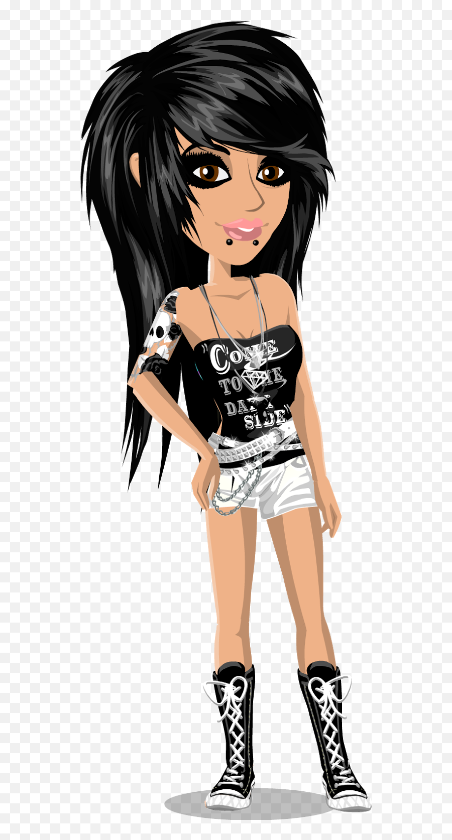 Msp Emo Look - Emo Look Msp Emoji,Secret Emojis Msp