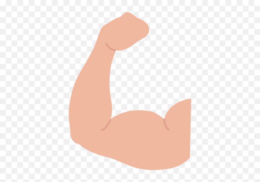 Isolated Gym Man Muscle Icon Flat Design - Canva Emoji,Musculo De Brazo Emoji Png