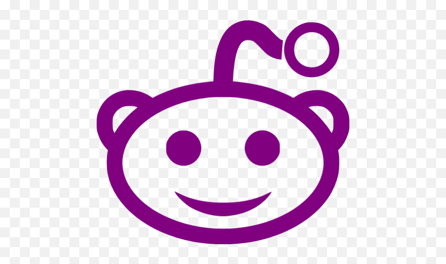 Purple Reddit Icon - Reddit Icon Aesthetic Purple Emoji,Are You Serious Emoticon