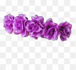 Purple Flower Crown Png Purple Flower Crown Png Transparent - Purple Flower Crown Transparent Emoji,Violet Flower Emoji