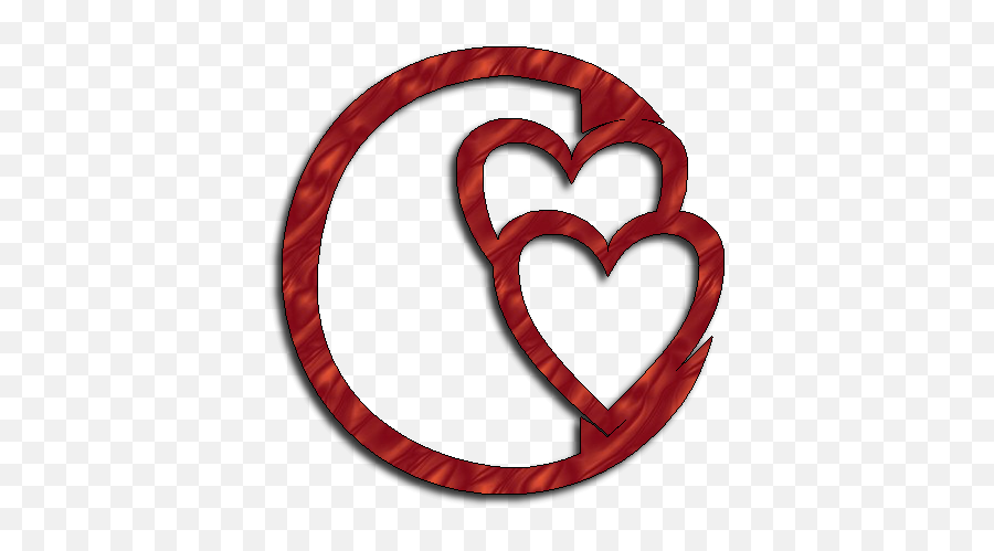 Letter E Alphabet Heart Symbol For Valentines Day - 500x500 Emoji,Valentine Heart Emoticon