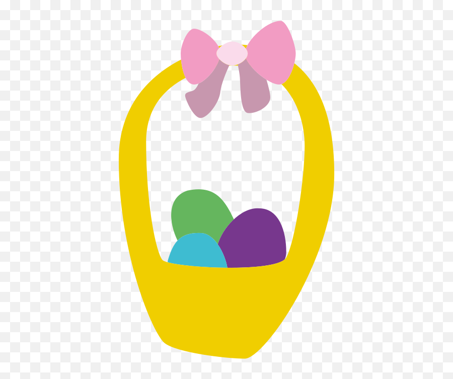 Easter Basket With Eggs Clipart Free Svg File - Svgheartcom Emoji,Kid Friendly Emojis Ester Eggs