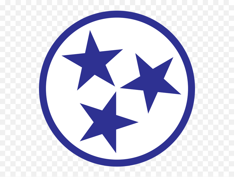 White And Blue 3 Tri - Star Sticker Emoji,Star Emoticon Purple