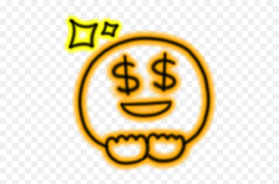 Sticker Maker - Kawaii Emojis 9,Money Eyes Emoji