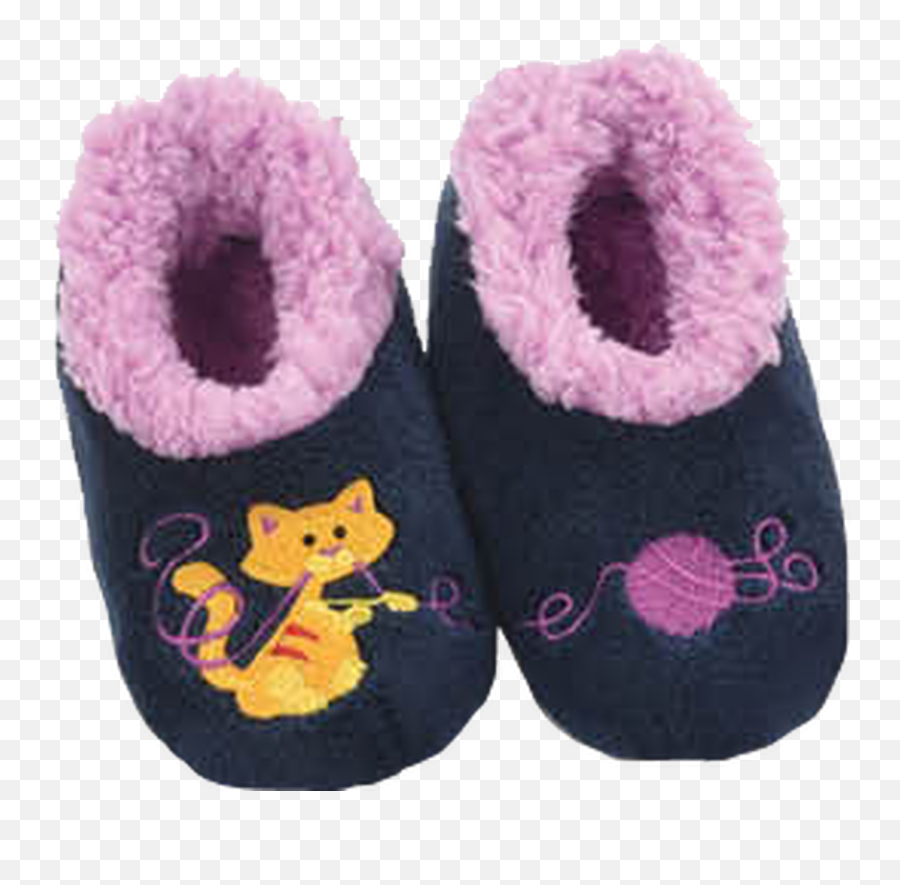 Toddler Cat And Yarn Pairables Snoozies Slippers Emoji,Yarn Emoji