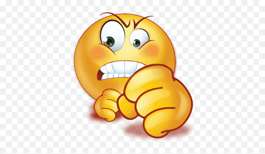 Gradient Angry Emoji Png Pic Png Mart - Emoji Punch,Emoji 77